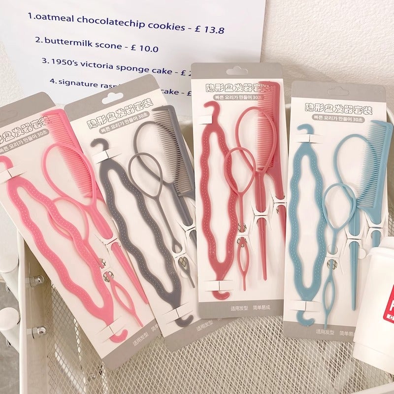 Children'S Hair Braiding Tool Lazy Bun Hair Styling Needle Magic Tool For Girls Braids Hair Threading Hair Tying Device - Image 4